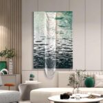 Majiclovie Exquisite Wall Sculpture Luxury Hanging Wall Decor With Transparent B... - Image 4