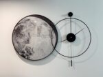 SHISEDECO Classical Large Modern Round Minimalist Wall Clock with Swing Pendulum... - Image 8