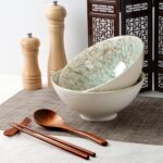 NUTRIUPS 8 Inch Ceramic Ramen Bowl Set of 2 Pho Bowls 40oz Japanese Noodle Udon ... - Image 7