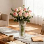 Dicunoy Set of 2 Glass Flower Vase, 9.5" Large Flower Vases for Centerpieces, Mo... - Image 7