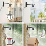 2 Pack 6 Inch Plant Hanger Plant Hook - Metal Plant Bracket Wall Hooks for Hangi... - Image 3