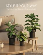 Bamworld Plant Pots Indoor with Drainage Holes- Set of 3 Pots for Plants(4.9/5.9... - Image 6