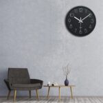 Plumeet 10'' Wall Clock, Bedroom Wall Clocks Battery Operated, Silent Quartz Sma... - Image 7