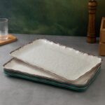 LEHAHA Farmhouse Large Serving Platters, 2 Piece Melamine Dinnerware Set, 17.5 x... - Image 6