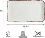 LEHAHA Farmhouse Large Serving Platters, 2 Piece Melamine Dinnerware Set, 17.5 x... - Image 7