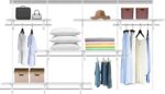 PROWORX 5-8 Ft Closet Organizer System, White Adjustable Custom Metal Wire Shelv... - Image 10