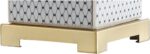 JONATHAN Y 21.5" White and Navy Blue Ceramic Ginger Jar LED Table Lamp, Modern C... - Image 7