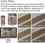 100% Blackout Curtains for Bedroom, Luxury Chenille Thermal Insulated Drapes for... - Image 9