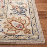 SAFAVIEH Area Rug 8x10 - Heritage Collection - Large - Brown & Beige, Handmade W... - Image 6