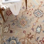 SAFAVIEH Area Rug 8x10 - Heritage Collection - Large - Brown & Beige, Handmade W... - Image 9