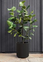 Veradek Mason Series Demi Planter - Large Round Planter for Indoor or Outdoor Pa... - Image 5