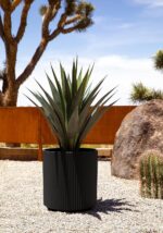 Veradek Mason Series Demi Planter - Large Round Planter for Indoor or Outdoor Pa... - Image 6
