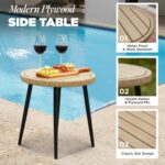 Idzo Heavy Duty 500lbs Weight Capacity Wicker Bistro Table and Chairs Set of 2 w... - Image 7