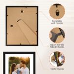 FIXSMITH 8x10 Picture Frame Set of 4, Photo Frame with HD Plexiglass, Display Pi... - Image 6