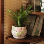 STHIE Ceramic Plant Pots with Drainage Holes and Saucers, Round Flower Pots for ... - Image 7