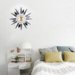 24 Inch Modern Metal Wall Clock Unique Design, Large Silent Battery Operated Non... - Image 8