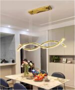 Modern Home Decoration Living Room Long Strip Luxury Crystal Chandelier Staircas... - Image 5