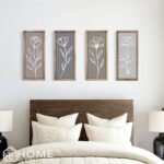 Product Elevations 3D Bathroom Art Set of 4 – Wooden Framed Wall Art for Living ... - Image 6