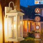 17 Inch Large Gold Outdoor Sconces Wall Lighting 2-Pack, Exterior Light Fixtures... - Image 4