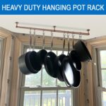 ROTHLEY 39.4 Inch Stainless Steel Wall Mounted Hanging Pot and Pan Rack with Adj... - Image 6
