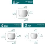 vancasso 3-Pack Ceramic Plant Pots, 3.7/4.8/6.2 Inch Indoor Planters with Saucer... - Image 3