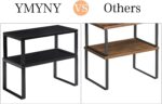 YMYNY Cabinet Shelf Organizer, Countertop Shelves Set of 2, Kitchen Spice Racks,... - Image 5