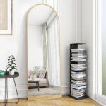 OGCAU Floor Mirror Full Length, 56"x20" Arched-Top Full Body Mirror, Hanging or ... - Image 4