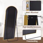 OGCAU Floor Mirror Full Length, 56"x20" Arched-Top Full Body Mirror, Hanging or ... - Image 5