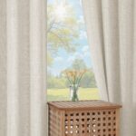 Aiyufeng Natural Curtains for Bedroom 63 Inch Length 2 Panel Set, Light Filterin... - Image 6