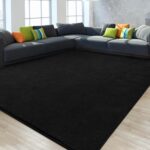 Gifeas Large Ultra Soft Modern Area Rugs for Living Room Bedroom, 5x8 Feet Black... - Image 3