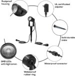 Banord Outdoor Landscape Lighting, 6 Pack Outdoor Spot Lights, Low Voltage LED L... - Image 3