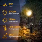 Banord Outdoor Landscape Lighting, 6 Pack Outdoor Spot Lights, Low Voltage LED L... - Image 5