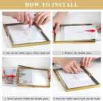 DAZONGE Graduation Decorations, Gold Metal Grad Floating Picture Frame, Tabletop... - Image 5