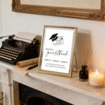 DAZONGE Graduation Decorations, Gold Metal Grad Floating Picture Frame, Tabletop... - Image 7