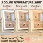 FENNIO Vanity Mirror with Lights 13'' x 17'' Makeup Mirror with Lights,Vanity Mi... - Image 3