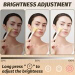 FENNIO Vanity Mirror with Lights 13'' x 17'' Makeup Mirror with Lights,Vanity Mi... - Image 4