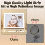 FENNIO Vanity Mirror with Lights 13'' x 17'' Makeup Mirror with Lights,Vanity Mi... - Image 5