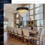 A AXILIXI Large Crystal Chandeliers Modern 30”Black Ceiling Chandelier Light Fix... - Image 5