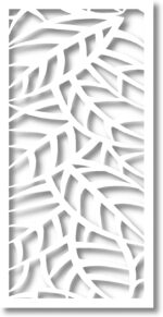 VIMA (Leaf Veins) Decorative Wall Art Panel - 48" L x 24" W x 3/8" H, White Colo... - Image 6