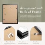 SYNTRIFIC 11x14 Black Picture Frames Set of 6, Photo Frame 8x10 with Mat or 11x1... - Image 10