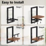 Sbosbo Floating Shelves for Wall, Plant Shelf Indoor, Wall Planters for Indoor F... - Image 6