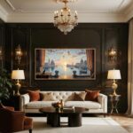 imjiayu Extra Large Wall Art, Sunset Wall Art, Landscape Art Wall Decor, Venice ... - Image 3