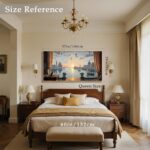 imjiayu Extra Large Wall Art, Sunset Wall Art, Landscape Art Wall Decor, Venice ... - Image 5