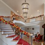 Extra Large Staircase Chandeliers 9-Tier Black and Gold Chandelier Luxury Long C... - Image 7