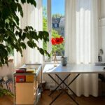 Light Filtering Curtains 84 Inch Length 2 Panels Set Sheer Privacy Curtains for ... - Image 6