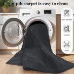 Large Area Rugs for Bedroom Living Room - 4x6 Feet Ultra Soft Dark Grey Rug Thic... - Image 8