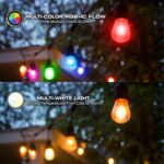 Monster 24 Foot Premium Outdoor Smart RGB+IC+WW String Lights, 12 Bulb Color Flo... - Image 4