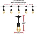 Monster 24 Foot Premium Outdoor Smart RGB+IC+WW String Lights, 12 Bulb Color Flo... - Image 6