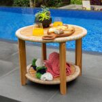 Cambridge Casual Bronte 3-Piece Teak Outdoor Lounge Set – 2 Oversized Lounge Cha... - Image 8