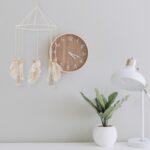 Bohemia Style Leaf Wall Pendant Tassel Hanging Ornament Beige Metal Ring Decorat... - Image 5